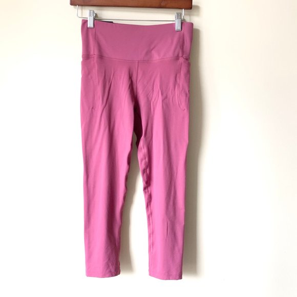 NWT Under Armour Meridian Crop Leggings, Rose Pink, Size Small - Picture 4 of 8